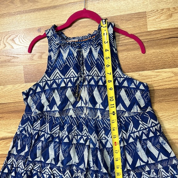Anthropologie Tiered Abstract Maxi Dress size S - Picture 4 of 16